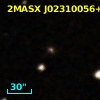 2MASX J02310056+0038100