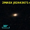 2MASX J02443671+0008311