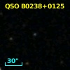 QSO B0238+0125