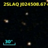 2SLAQ J024508.67+003710.7