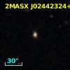 2MASX J02442324+0035421