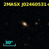 2MASX J02460531+0036297