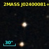 2MASS J02400081+0032237