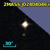 2MASS J02404046+0022050