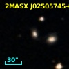 2MASX J02505745+0022098