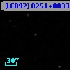[LCB92] 0251+0033