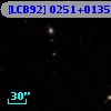 [LCB92] 0251+0135