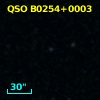 QSO B0254+0003