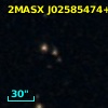 2MASX J02585474+0016376