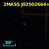 2MASS J02502664+0009036