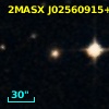 2MASX J02560915+0034411