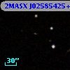 2MASX J02585425+0057346