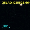 2SLAQ J025525.66+002109.7