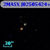 2MASX J02505424+0040533