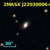 2MASX J22030006+0235563