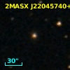 2MASX J22045740+0411143