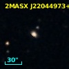 2MASX J22044973+0234063