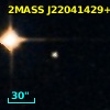 2MASS J22041429+0236046