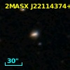 2MASX J22114374+0356508