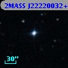 2MASS J22220032+0333483