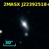 2MASX J22392518+0316073