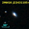 2MASX J22431105+0328050