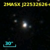 2MASX J22532626+0518423