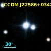 CCDM J22586+0342A
