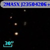 2MASX J23504206+0304295