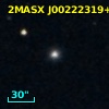 2MASX J00222319+0357146