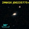 2MASX J00235775+0307136