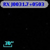RX J0031.7+0503