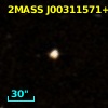 2MASS J00311571+0306105