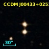 CCDM J00433+0251A