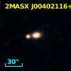 2MASX J00402116+0305158