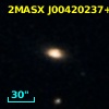 2MASX J00420237+0308401