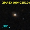 2MASX J00402510+0413558