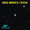 QSO B0043+0354