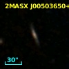 2MASX J00503650+0305558