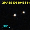 2MASS J01194381+0322230