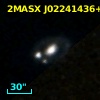 2MASX J02241436+0316064