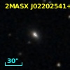 2MASX J02202541+0403478