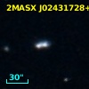 2MASX J02431728+0338404