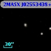 2MASX J02553438+0223417