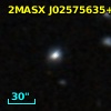2MASX J02575635+0315162