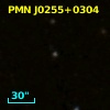 PMN J0255+0304