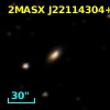 2MASX J22114304+0703252