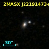 2MASX J22191473+0517369