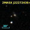 2MASX J22272436+0518351