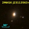 2MASX J23113563+0744336